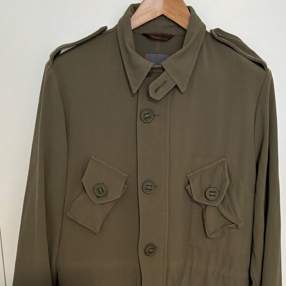 Tilley Nylon Army Green Combat Coat Military Jacket - Medium - Picture 1 of 13